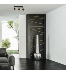 Adjustable ceiling lamps - spots - Milagro JOKER BLACK/WOOD 3xGU10 MLP6304 ceiling lamp. - product 5