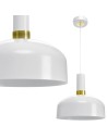 Milagro MALMO WHITE/GOLD 1xE27 pendant lamp MLP6197