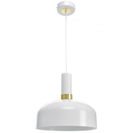 Milagro Lampa wisząca MALMO WHITE/GOLD 1xE27 MLP6197