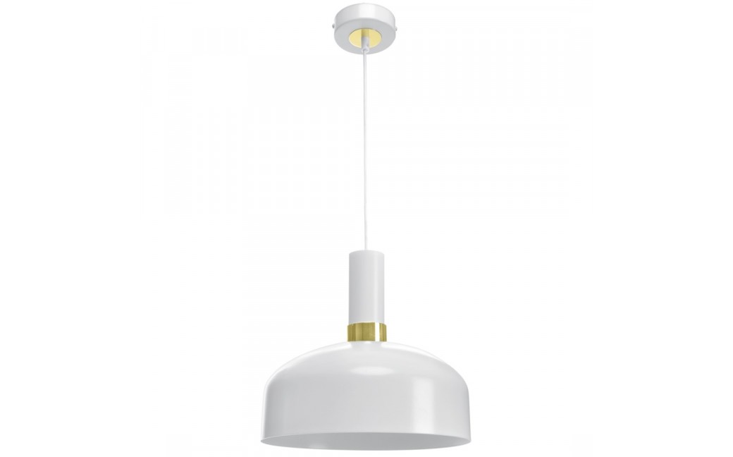 Milagro Lampa wisząca MALMO WHITE/GOLD 1xE27 MLP6197