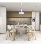 Pendant lamps - Milagro MALMO WHITE/GOLD 1xE27 pendant lamp MLP6197 - product 5