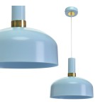 Blue pendant lamps - Milagro MALMO BLUE 1xE27 pendant lamp MLP6201 - product 1