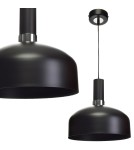 Pendant lamps - Milagro MALMO BLACK/CHROME 1xE27 pendant lamp MLP6203 - product 1