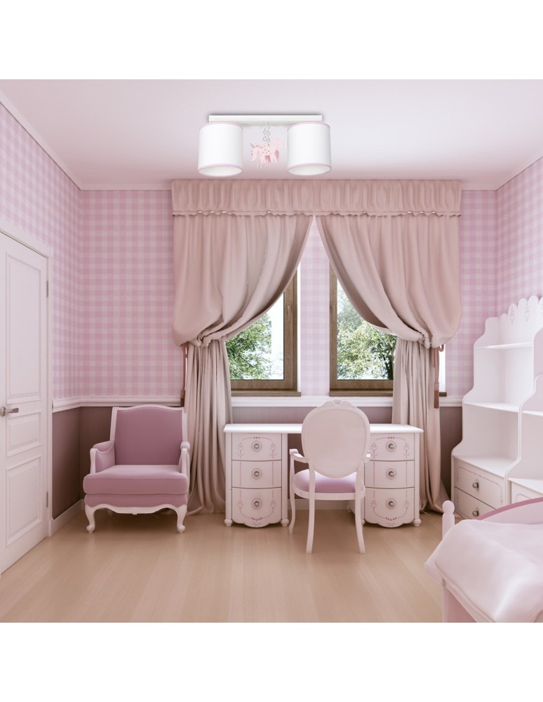 Children's ceiling lamps - Milagro UNI 2xE27 ceiling lamp MLP6491 - product kolory-swiatla.pl 4