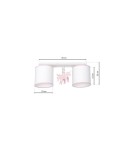 Children's ceiling lamps - Milagro UNI 2xE27 ceiling lamp MLP6491 - product 7