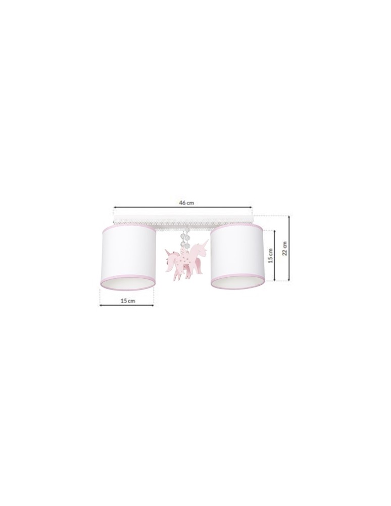 Children's ceiling lamps - Milagro UNI 2xE27 ceiling lamp MLP6491 - product kolory-swiatla.pl 7