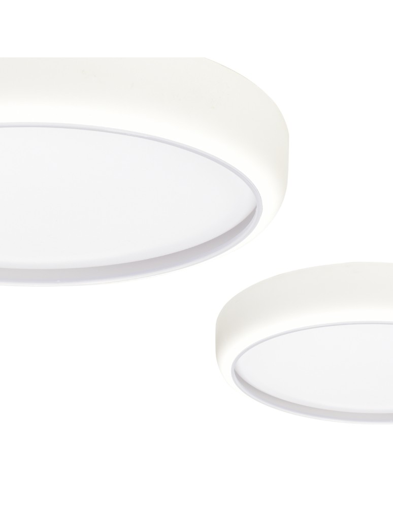 Plafonds with remote control - Milagro Plafond GEA WHITE 36W LED Ø390 mm ML6393 - product kolory-swiatla.pl 2