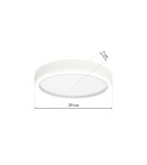 Plafonds with remote control - Milagro Plafond GEA WHITE 36W LED Ø390 mm ML6393 - product 7