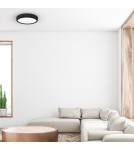 Plafonds with remote control - Milagro Plafond GEA BLACK 36W LED Ø390 mm ML6394 - product 3