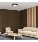 Plafonds with remote control - Milagro Plafond GEA BLACK 36W LED Ø390 mm ML6394 - product 6