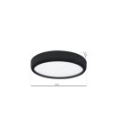 Plafonds with remote control - Milagro Plafond GEA BLACK 36W LED Ø390 mm ML6394 - product 7