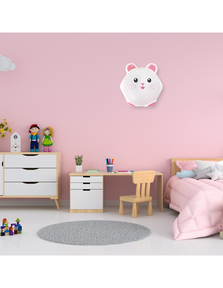 Children's ceiling lamps - Milagro Plafond SWEET PINK 20W LED Ø400 mm ML6180 - product kolory-swiatla.pl 5