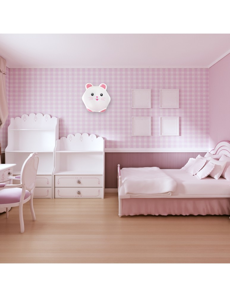 Children's ceiling lamps - Milagro Plafond SWEET PINK 20W LED Ø400 mm ML6180 - product kolory-swiatla.pl 6