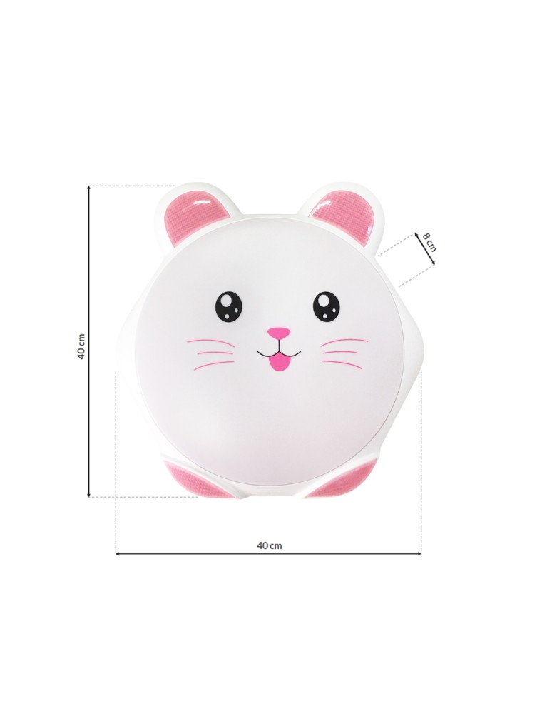 Children's ceiling lamps - Milagro Plafond SWEET PINK 20W LED Ø400 mm ML6180 - product kolory-swiatla.pl 7