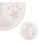 Children's ceiling lamps - Milagro Plafond NOTE WHITE 40W LED Ø480 mm ML6182 - product 1