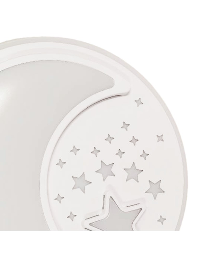 Children's ceiling lamps - Milagro Plafond NOTE WHITE 40W LED Ø480 mm ML6182 - product kolory-swiatla.pl 4