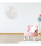 Children's ceiling lamps - Milagro Plafond NOTE WHITE 40W LED Ø480 mm ML6182 - product 5