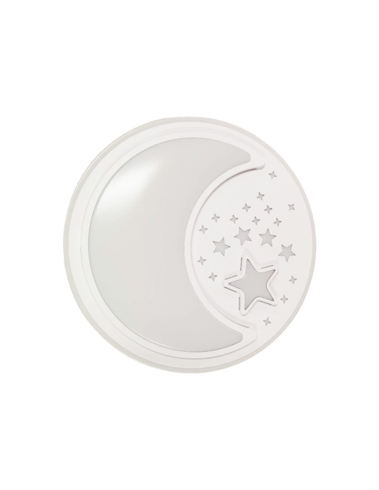Children's ceiling lamps - Milagro Plafond NOTE WHITE 40W LED Ø480 mm ML6182 - product kolory-swiatla.pl 8