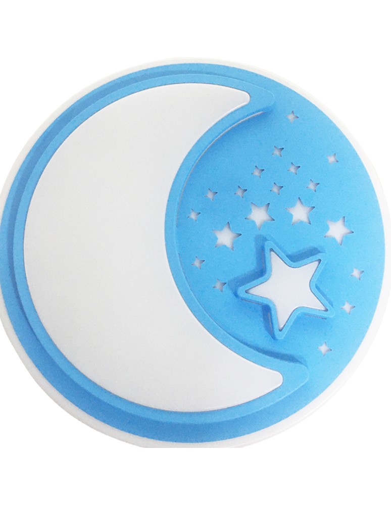 Children's ceiling lamps - Milagro Plafond NOTE BLUE 40W LED Ø480 mm ML6183 - product kolory-swiatla.pl 3