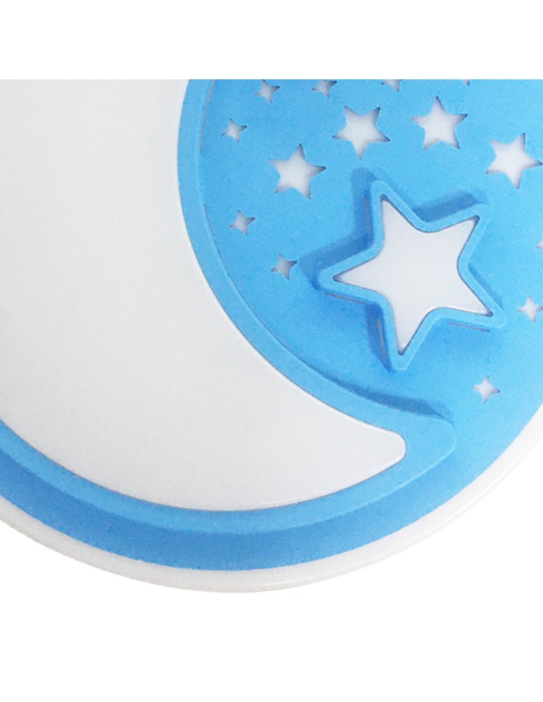 Children's ceiling lamps - Milagro Plafond NOTE BLUE 40W LED Ø480 mm ML6183 - product kolory-swiatla.pl 4