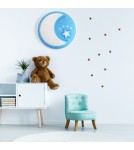 Children's ceiling lamps - Milagro Plafond NOTE BLUE 40W LED Ø480 mm ML6183 - product 6