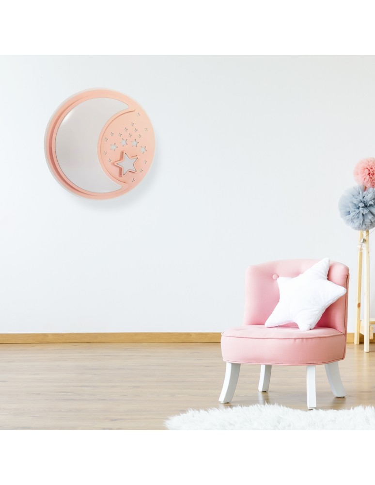 Children's ceiling lamps - Milagro Plafond NOTE PINK 40W LED Ø480 mm ML6184 - product kolory-swiatla.pl 5