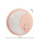 Children's ceiling lamps - Milagro Plafond NOTE PINK 40W LED Ø480 mm ML6184 - product 7