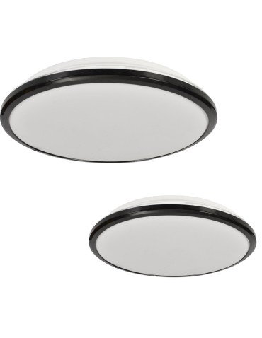 Milagro Plafon TERMA BLACK 18W LED IP44 Ø280 mm ML6402
