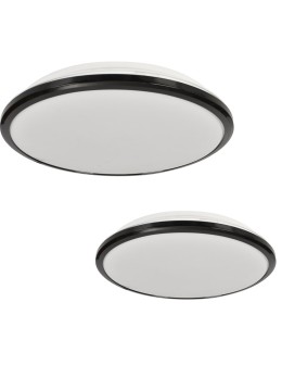 Milagro Plafon TERMA BLACK 18W LED IP44 Ø280 mm ML6402