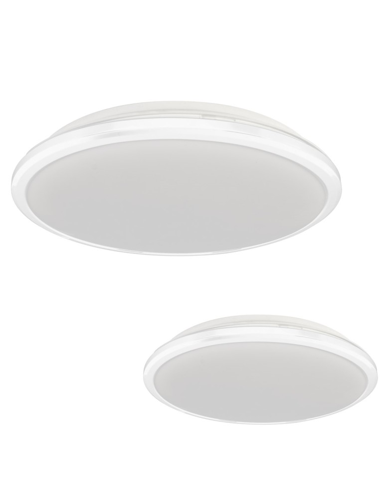 Hermetic plafonds - Milagro Plafond TERMA WHITE 28W LED IP44 Ø360 mm ML6403 - product kolory-swiatla.pl 1