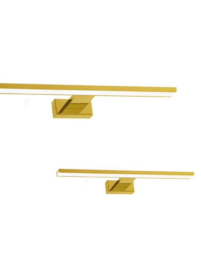 Bathroom wall lamps - Milagro SHINE GOLD 80cm 15W LED wall lamp ML6338 - product kolory-swiatla.pl 1