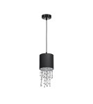 Milagro Lampa wisząca ALMERIA BLACK/SILVER 1xE27 MLP6429