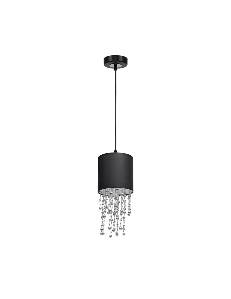 Milagro Lampa wisząca ALMERIA BLACK/SILVER 1xE27 MLP6429