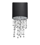 Milagro Lampa wisząca ALMERIA BLACK/SILVER 1xE27 MLP6429