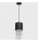 Milagro Lampa wisząca ALMERIA BLACK/SILVER 1xE27 MLP6429