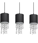 Pendant lamps - Milagro ALMERIA BLACK/CHROME 3xE27 pendant lamp MLP64300 - product 4