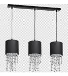 Pendant lamps - Milagro ALMERIA BLACK/CHROME 3xE27 pendant lamp MLP64300 - product 8