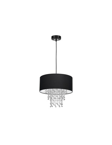 Milagro Lampa wisząca ALMERIA BLACK/CHROME 1xE27 MLP6431 - produkt 2