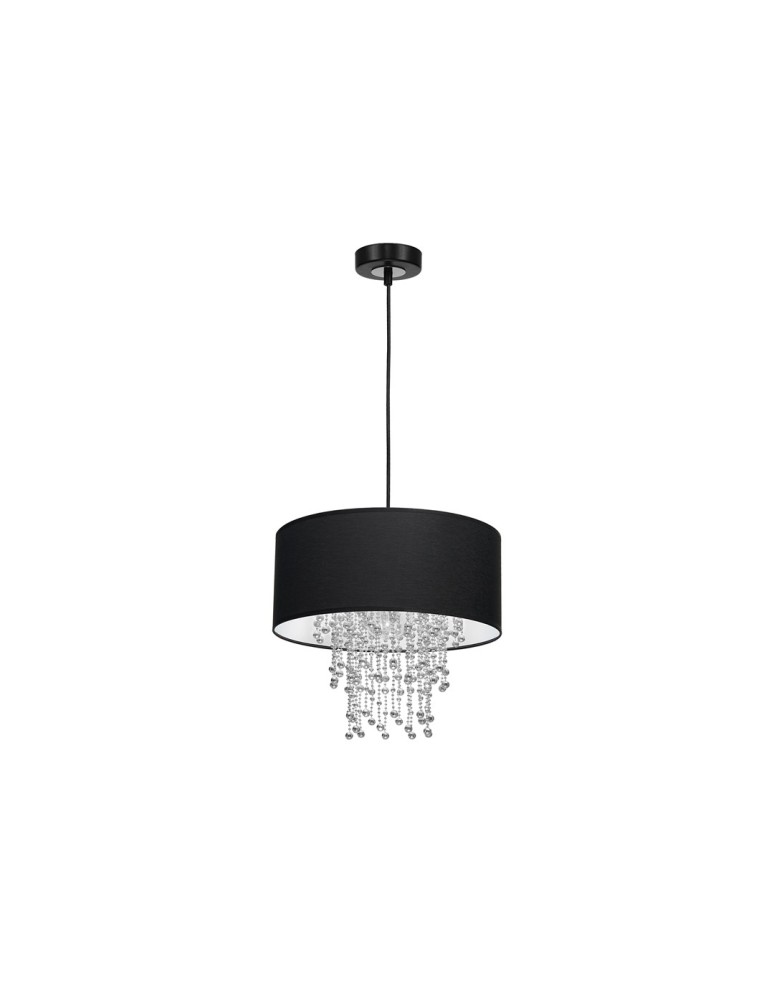 Milagro ALMERIA BLACK/CHROME 1xE27 pendant lamp MLP6431
