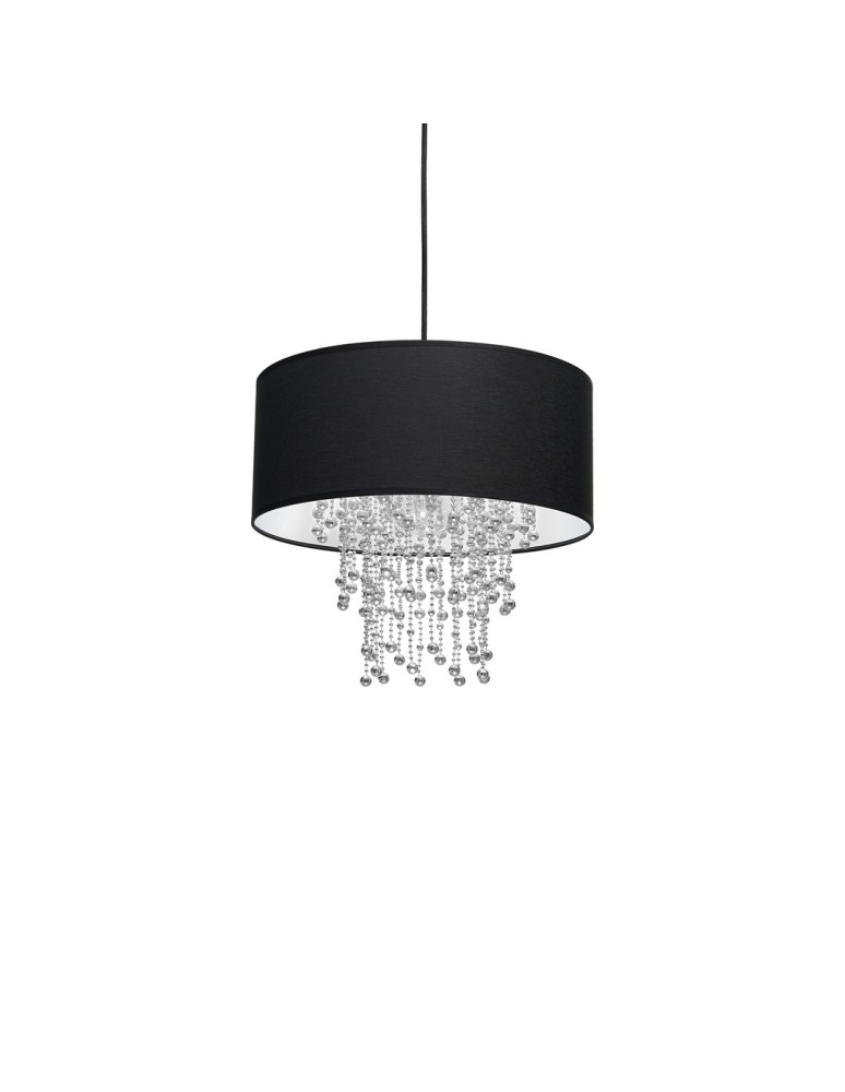 Milagro ALMERIA BLACK/CHROME 1xE27 pendant lamp MLP6431