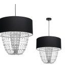 Milagro Lampa wisząca ALMERIA BLACK/CHROME 1xE27 MLP6432
