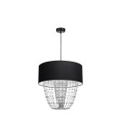 Milagro Lampa wisząca ALMERIA BLACK/CHROME 1xE27 MLP6432