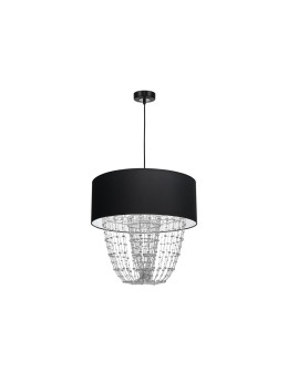 Milagro Lampa wisząca ALMERIA BLACK/CHROME 1xE27 MLP6432 - produkt 2