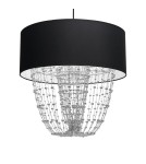 Milagro Lampa wisząca ALMERIA BLACK/CHROME 1xE27 MLP6432