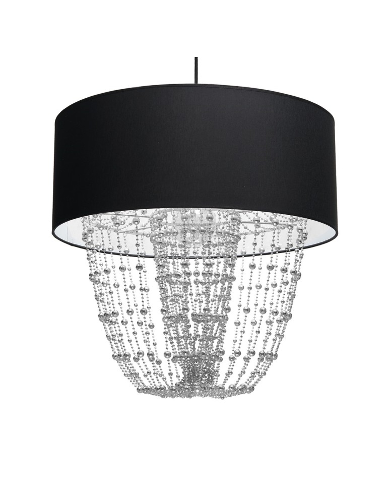Milagro ALMERIA BLACK/CHROME 1xE27 pendant lamp MLP6432