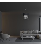 Milagro Lampa wisząca ALMERIA BLACK/CHROME 1xE27 MLP6432
