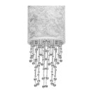 Milagro Lampa wisząca ALMERIA SILVER/BLACK 1xE27 MLP6434