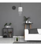 Milagro Lampa wisząca ALMERIA SILVER/BLACK 1xE27 MLP6434