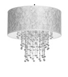 Pendant lamps - Milagro ALMERIA SLVER/BLACK 1xE27 pendant lamp MLP6436 - product 4