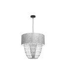Pendant lamps - Milagro ALMERIA SILVER/BLACK 1xE27 pendant lamp MLP6437 - product 2